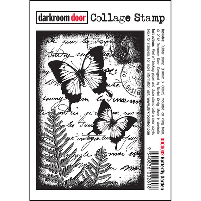 Collage Stamp - Butterfly Garden