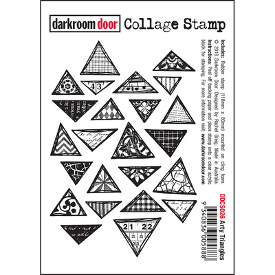 Collage Stamp - Arty Triangles