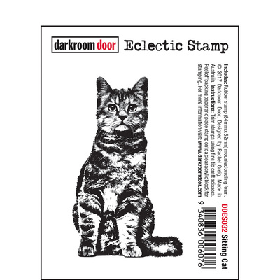 Eclectic Stamp - Sitting Cat