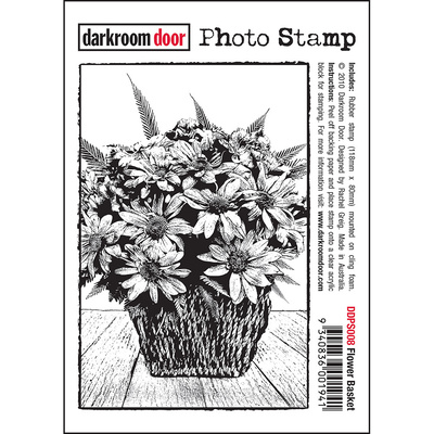 Photo Stamp - Flower Basket