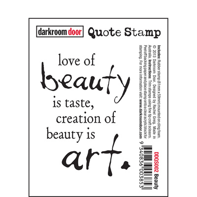 Quote Stamp - Beauty