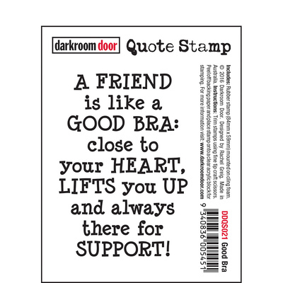 Quote Stamp - Good Bra