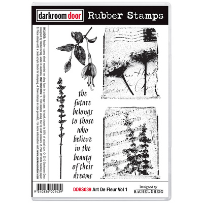 Rubber Stamp Set - Art De Fleur Vol 1
