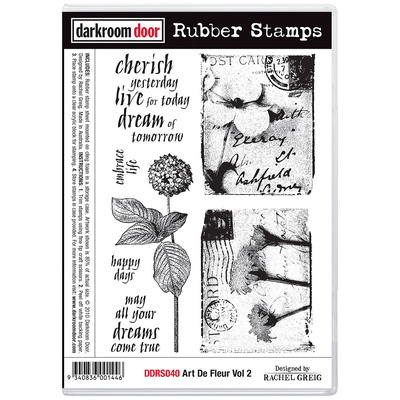 Rubber Stamp Set - Art De Fleur Vol 2