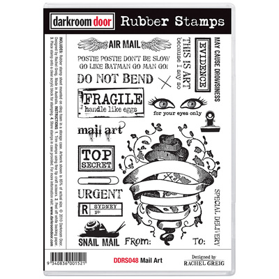 Rubber Stamp Set - Mail Art
