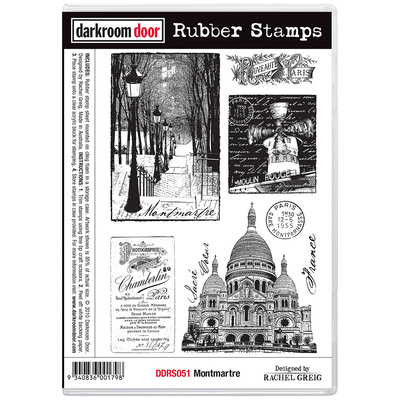 Rubber Stamp Set - Montmartre