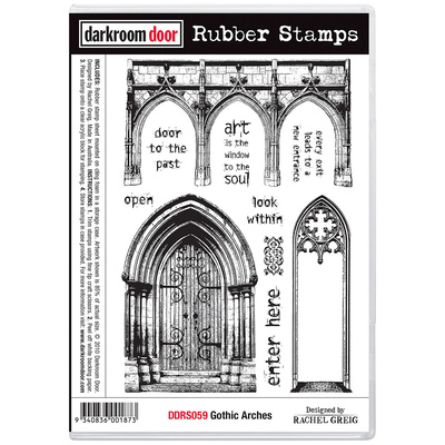 Rubber Stamp Set - Gothic Arches