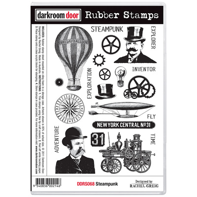 Rubber Stamp Set - Steampunk