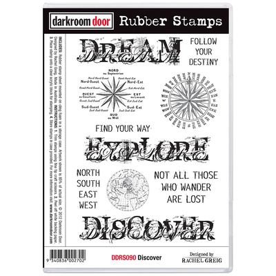 Rubber Stamp Set - Discover
