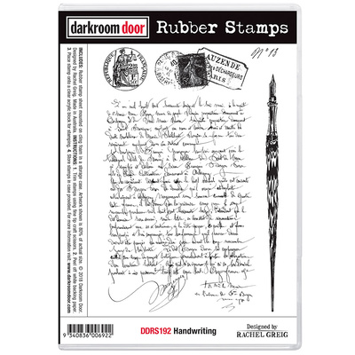 Rubber Stamp Set - Handwriting