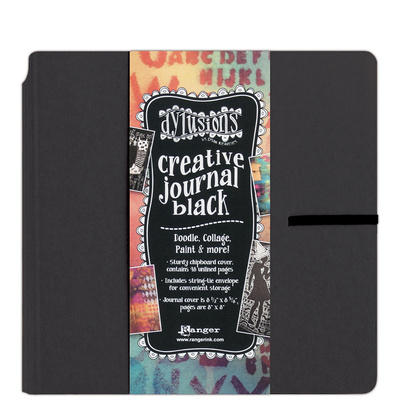 Dylusions Creative Journal - Square Black