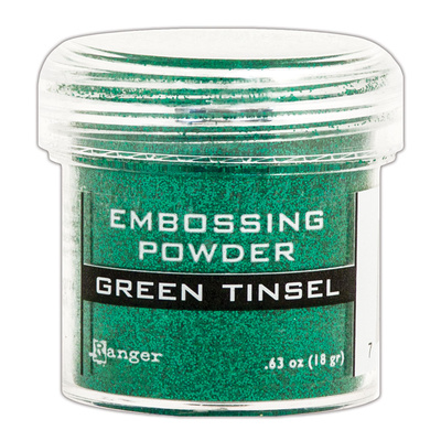 Embossing Powder Tinsel - Green