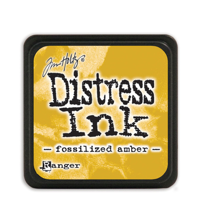 Distress Ink Pad Mini - Fossilised Amber