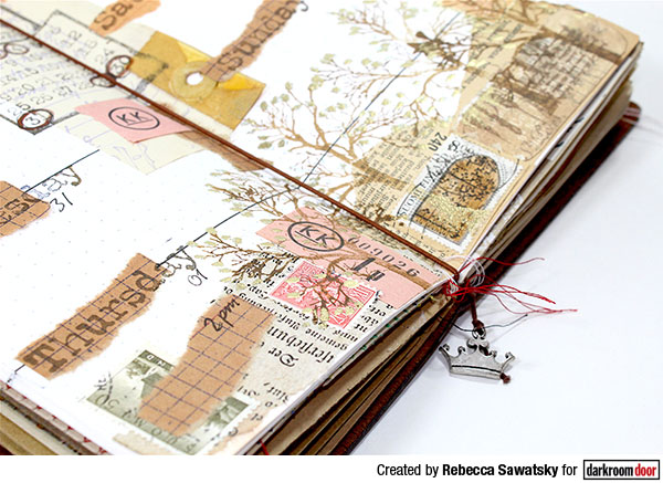 Planner Page with Eclectic Stamps