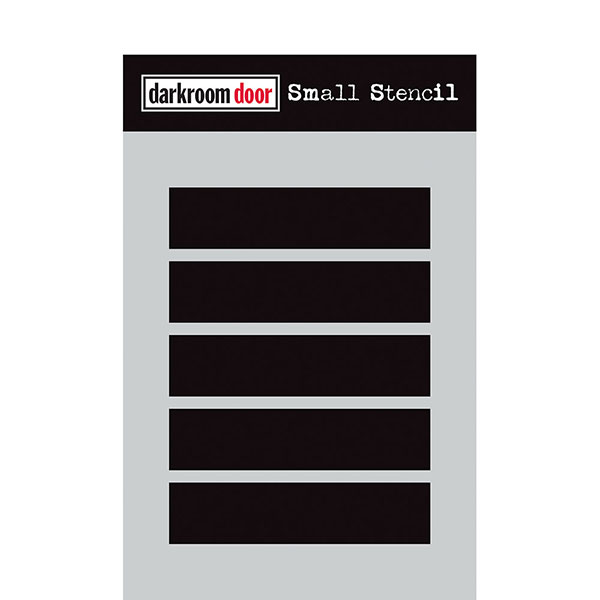 Darkroom Door Five Strips Small Stencil Ideas