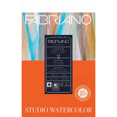 Fabriano Watercolour Pad - Hot Pressed A5 300gsm