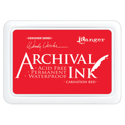 Archival Ink Pad - Carnation Red