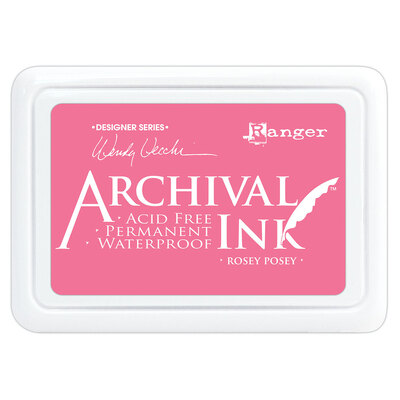 Archival Ink Pad - Rosey Posey
