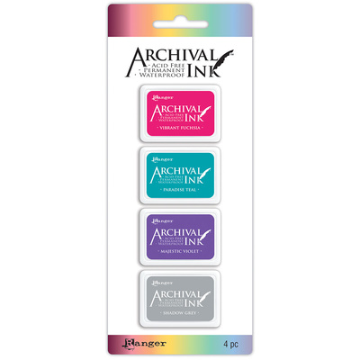 Archival Ink Pads Mini - Kit 4