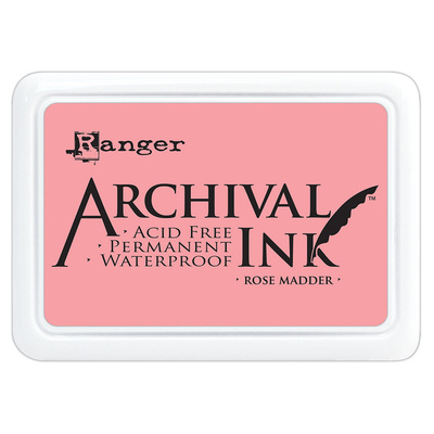 Archival Ink Pad - Rose Madder