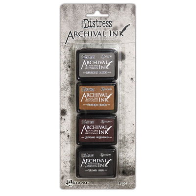 Archival Distress Ink Pads Mini - Kit 3