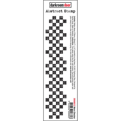 Abstract Stamp - Worn Checker