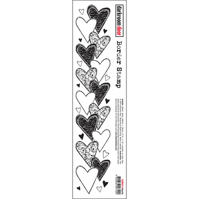 Border Stamp - Hearts