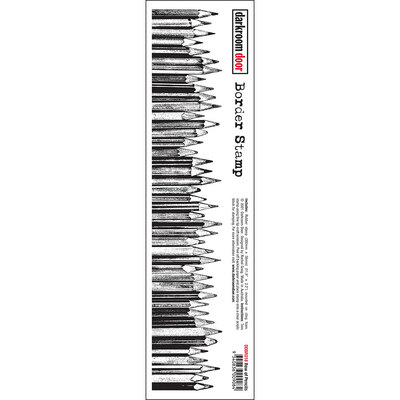 Border Stamp - Row of Pencils
