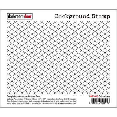 Background Stamp - Criss Cross