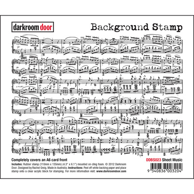 Background Stamp - Sheet Music