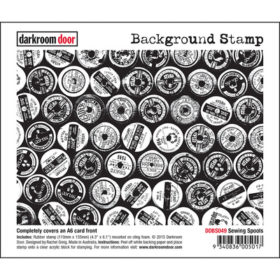 Background Stamp - Sewing Spools