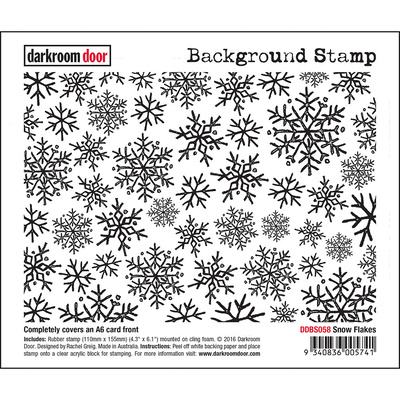 Background Stamp - Snow Flakes