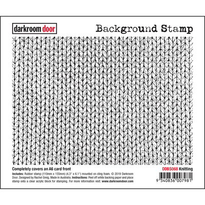 Background Stamp - Knitting