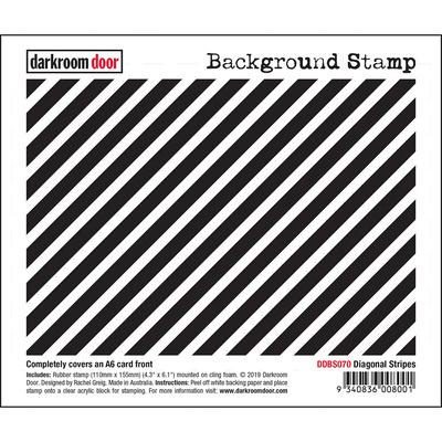 Background Stamp - Diagonal Stripes