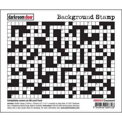 Background Stamp - Crossword
