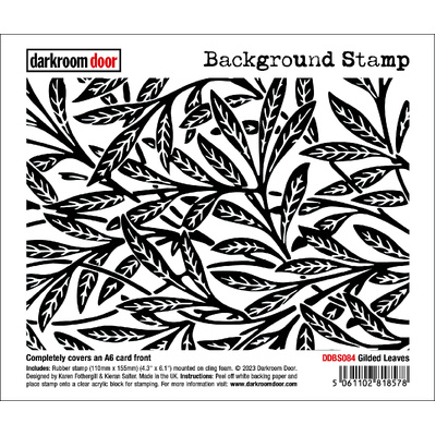 Background Stamp - Gilded Leaves