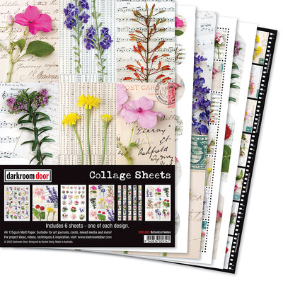 Collage Sheets - Botanical Notes