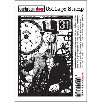 Collage Stamp - Mr Bright Idea