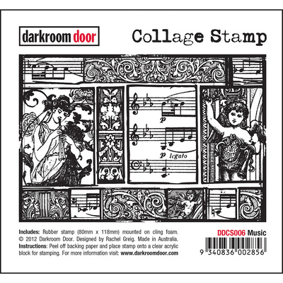 Collage Stamp - Music