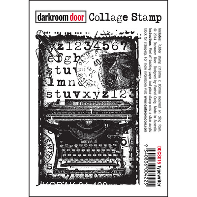 Collage Stamp - Typewriter