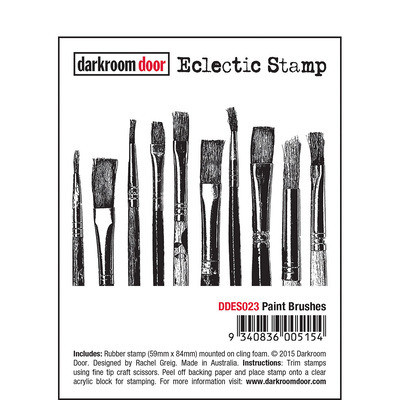 Eclectic Stamp - Paint Brushes