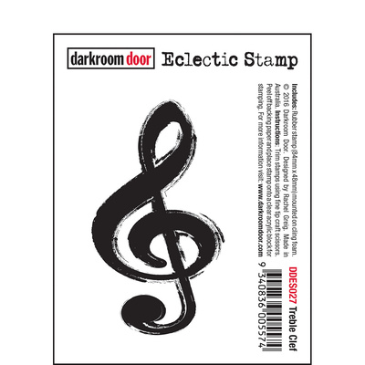Eclectic Stamp - Treble Clef