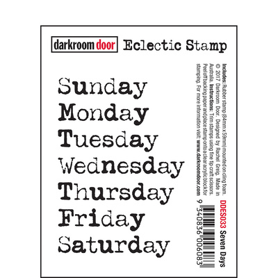 Eclectic Stamp - Seven Days