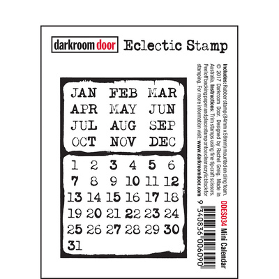 Eclectic Stamp - Mini Calendar