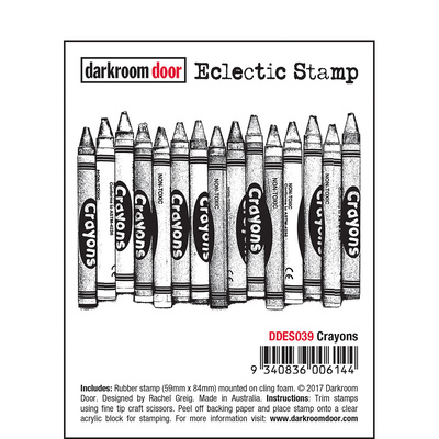 Eclectic Stamp - Crayons