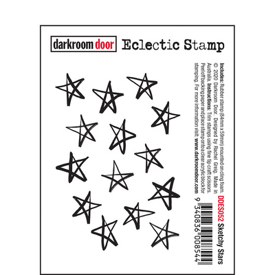 Eclectic Stamp - Sketchy Stars
