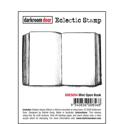 Eclectic Stamp - Mini Open Book