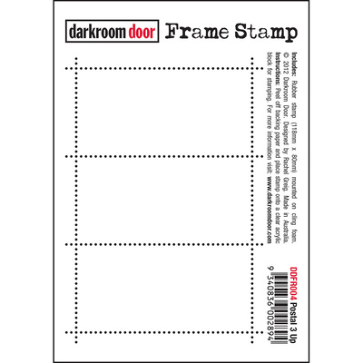 Frame Stamp - Postal 3 Up