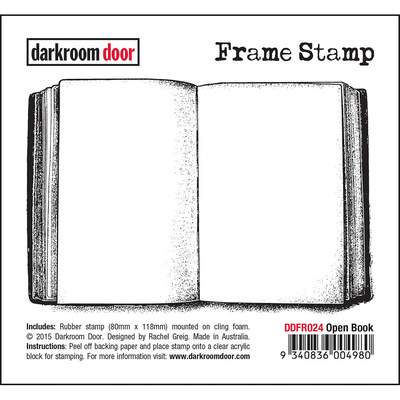 Frame Stamp - Open Book