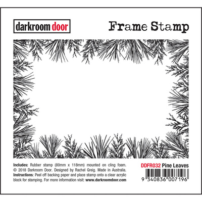 Frame Stamp - Pine Leaves